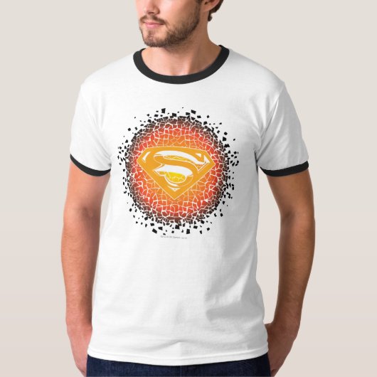 Superman gestileerd | Crackle Logo T-shirt (Voorkant)