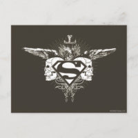 Superman gestileerd | Donkere Logo