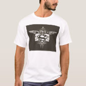 Superman gestileerd | Donkere Logo T-shirt (Voorkant)