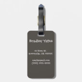 Superman gestileerd | Eerlijkheid, waarheid en rec Bagagelabel (Achterkant verticaal)