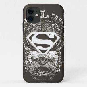Superman gestileerd Eerlijkheid, waarheid en rec Case-Mate iPhone Case