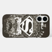 Superman gestileerd | Eerlijkheid, waarheid en rec Case-Mate iPhone Case (Achterkant (horizontaal))