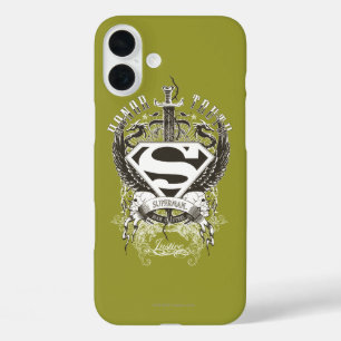 Superman gestileerd Eerlijkheid, waarheid en rec iPhone 16 Plus Hoesje