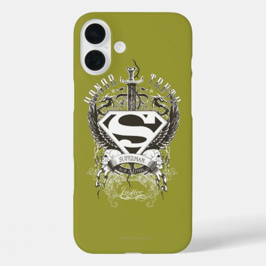 Superman gestileerd | Eerlijkheid, waarheid en rec Case-Mate iPhone Case (Achterkant)