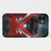 Superman gestileerd | Futuristische Logo Case-Mate iPhone Case (Achterkant (horizontaal))