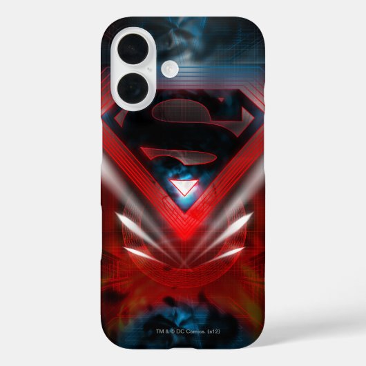 Superman gestileerd | Futuristische Logo Case-Mate iPhone Case (Achterkant)