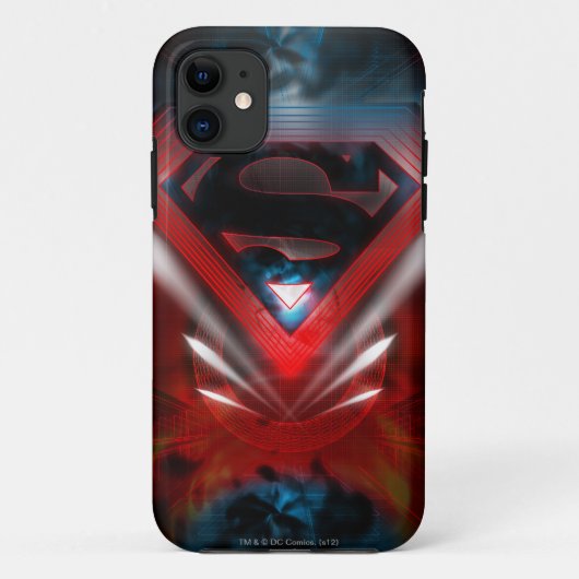 Superman gestileerd | Futuristische Logo Case-Mate iPhone Case (Achterkant)
