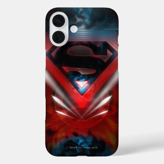 Superman gestileerd | Futuristische Logo Case-Mate iPhone Case (Achterkant)
