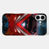 Superman gestileerd | Futuristische Logo Case-Mate iPhone Case (Achterkant (horizontaal))