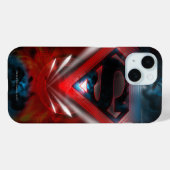 Superman gestileerd | Futuristische Logo Case-Mate iPhone Case (Achterkant (horizontaal))