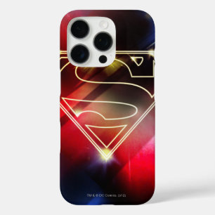 Superman gestileerd Gele schitterende contouren iPhone 16 Pro Hoesje