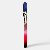 Superman gestileerd | Gele schitterende contouren Case-Mate iPhone Case (Achterkant / Links)