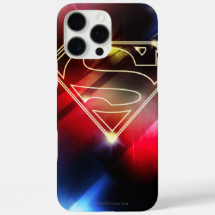 Superman gestileerd   Gele schitterende contouren  iPhone 16 Pro Max Hoesje