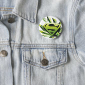 Superman gestileerd | Green Shield Logo Ronde Button 5,7 Cm (In situ)