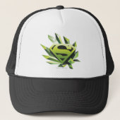 Superman gestileerd | Green Shield Logo Trucker Pet (Voorkant)