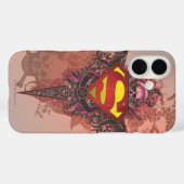 Superman gestileerd | Grunge Design Logo Case-Mate iPhone Case (Achterkant (horizontaal))