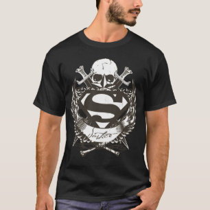 Superman gestileerd Justitie Logo T-shirt
