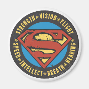 Superman gestileerd  Logo van de lijnvlucht Magneet