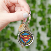 Superman gestileerd | Logo van de lijnvlucht Sleutelhanger (Hand)