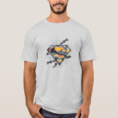 Superman gestileerd | Logo van kettingen T-shirt (Voorkant)
