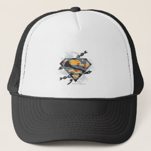 Superman gestileerd   Logo van kettingen Trucker Pet