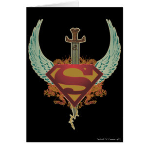 Superman gestileerd Logo van wijn