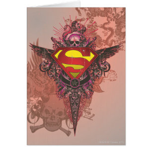 Superman gestileerd Logo voor baanontwerp