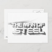 Superman gestileerd | Man van de Logo staaltekenin Briefkaart (Voorkant / Achterkant)
