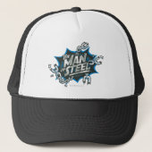 Superman gestileerd | Man van Logo van staal Trucker Pet (Voorkant)