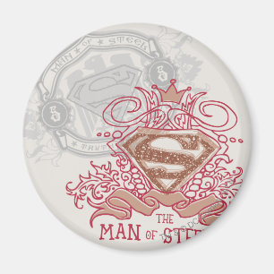 Superman gestileerd  Met eigen Logo getekend Magneet