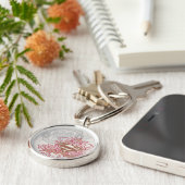 Superman gestileerd | Opgetrokken met kroon-Logo Sleutelhanger (Zijkant)