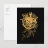 Superman gestileerd | Oranje Heart Beige Logo Briefkaart (Voorkant / Achterkant)