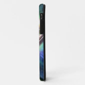 Superman gestileerd | Shiny Burst Logo Case-Mate iPhone Case (Achterkant/links)