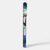 Superman gestileerd | Shiny Burst Logo Case-Mate iPhone Case (Achterkant / Rechts)