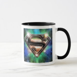 Superman gestileerd Shiny Burst Logo Mok