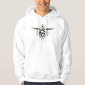 Superman gestileerd | Skulls Logo Hoodie (Voorkant)
