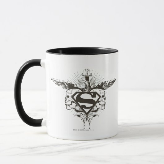 Superman gestileerd | Skulls Logo Mok (Links)