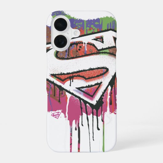 Superman gestileerd | Twisted Innocence Logo iPhone 16 Hoesje (Achterkant)