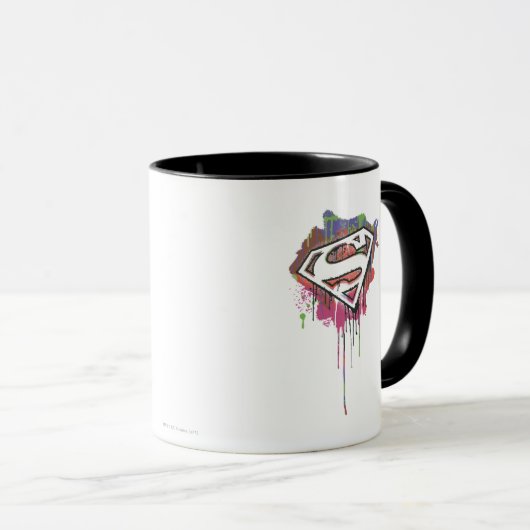 Superman gestileerd | Twisted Innocence Logo Mok (Voorkant rechts)