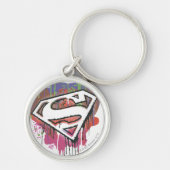 Superman gestileerd | Twisted Innocence Logo Sleutelhanger (Voorkant)