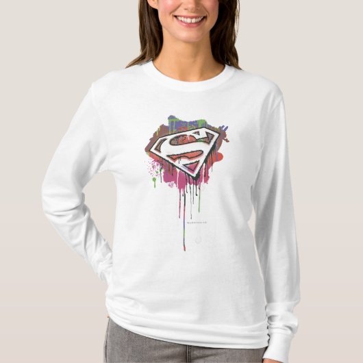 Superman gestileerd | Twisted Innocence Logo T-shirt (Voorkant)