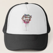 Superman gestileerd | Twisted Innocence Logo Trucker Pet (Voorkant)