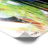 Superman gestileerd | Urban Graffiti Logo Poster (Hoek)