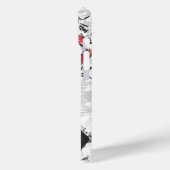 Superman gestileerd | Verplette Comic Logo Case-Mate iPhone Case (Achterkant / Links)