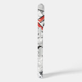 Superman gestileerd | Verplette Comic Logo Case-Mate iPhone Case (Achterkant / Rechts)