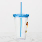 Superman Golden S Shield Brilliance Acryl Drinkbeker (Rechts)