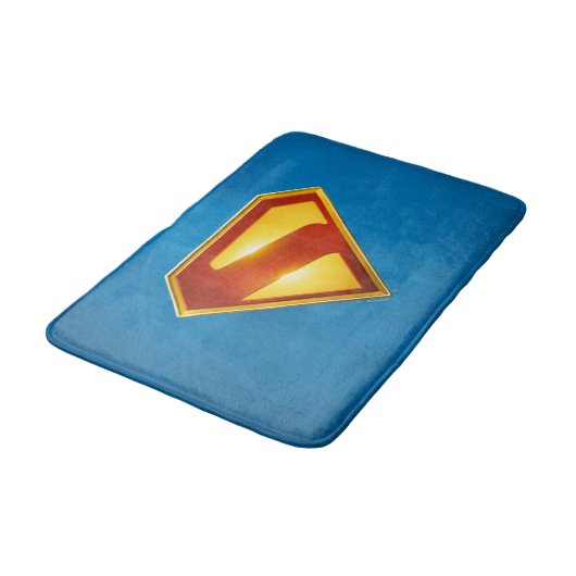 Superman Golden S Shield Brilliance Badmat (Gekanteld)