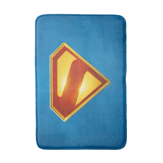 Superman Golden S Shield Brilliance Badmat (Voorkant Verticaal)