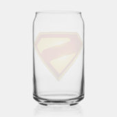Superman Golden S Shield Brilliance Blikvorm Glas (Achterkant)