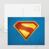 Superman Golden S Shield Brilliance Briefkaart (Voorkant / Achterkant)